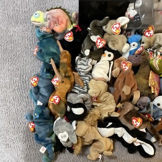 Ty Beanie Baby Vintage Retired 60 All With Tags Lot 3 of 3