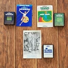 Activision Decathlon Tennis Epyx California Games Atari 2600 1981-1987 Manuals