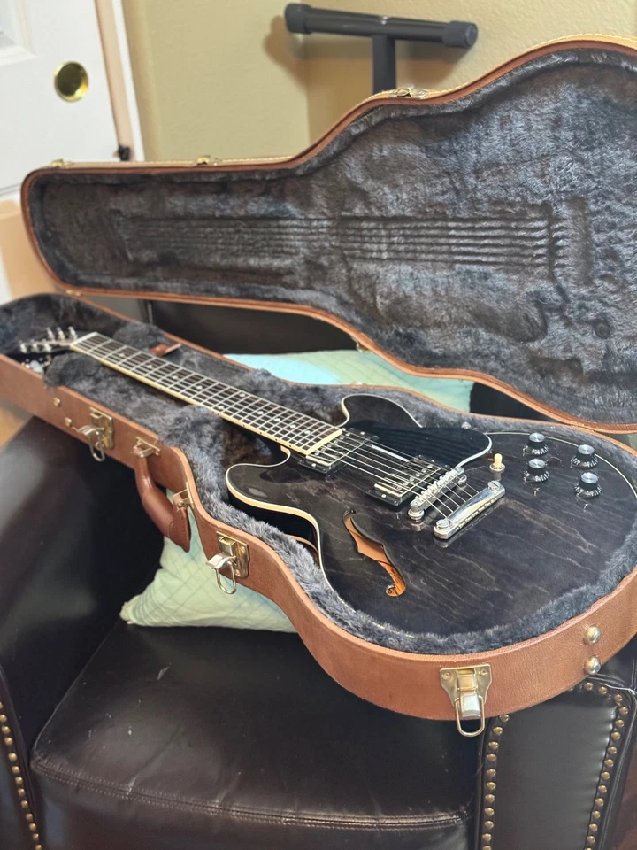 Gibson ES-339 Trans Ébano Negro Americano EE. UU. con Estuche Rígido 2020 Foto 3 de 4
