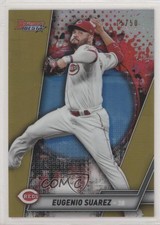 2019 Bowman's Best Gold Refractor 15/50 Eugenio Suarez #62 0v7h