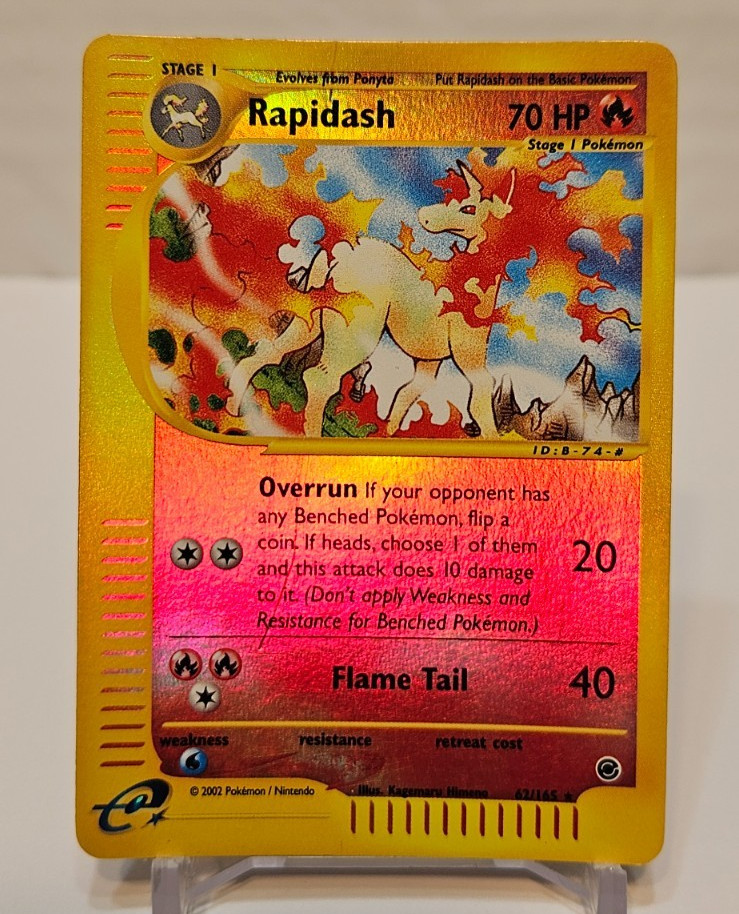 Rapidash 62/165 Reverse Holo Rare Expedition Pokemon 1513