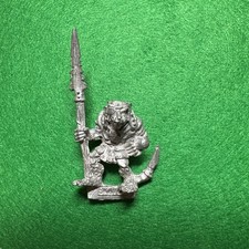 Warhammer Classic Skaven With Halberd Eye Patch Metal 80s Games Workshop WHFB 🟢