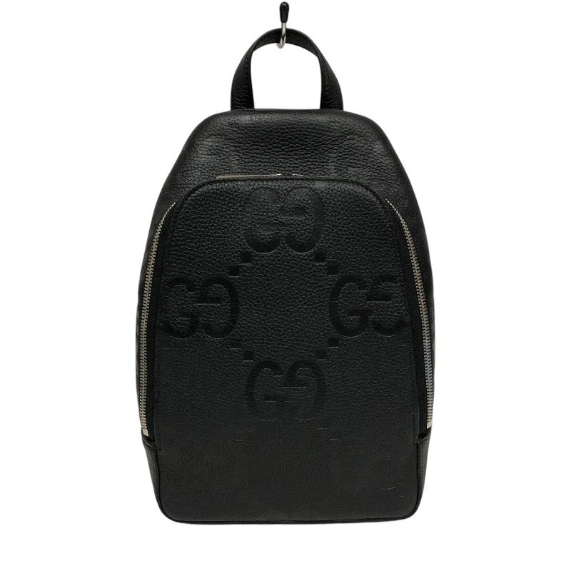 Sac bandoulière GUCCI Jumbo GG 766937 noir jumbo GG sac à bandoulière en cuir #1629
