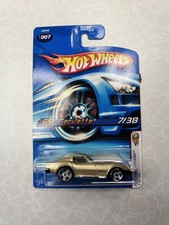 2006 Hot Wheels 69 Corvette First Editions Series 7/38 Gold Pr5 Spokes