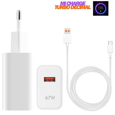 Original Black Shark, Xiaomi, Redmi, Poco Turbo Ladegerät 67W Usb C Ladekabel 6A