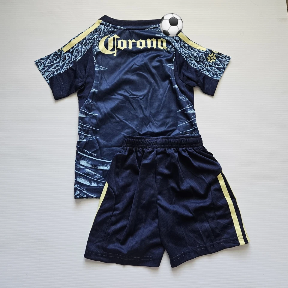 Kid's jersey blue color Futbol Jersey, Club America Soccer uniform, Top & shorts - Image 3 of 3