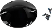 HardDrive Derby Cover - Gloss Black Motorcycle Street Bike 37-072GB 820-51920