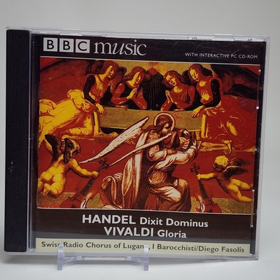Handel Vivaldi   Dixit Dominus Gloria CD 1999 Classical Baroque BBC Music Promo