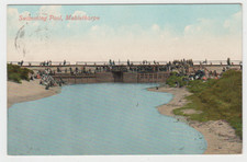 OLD PC SWIMMING POOL, MABLETHORPE, LINCOLNSHIRE, 1909  PEOPLE LOCK GATE