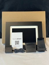 Brookstone FSM08BLB Black 8 Inch WiFi PhotoShare Digital Picture Frame