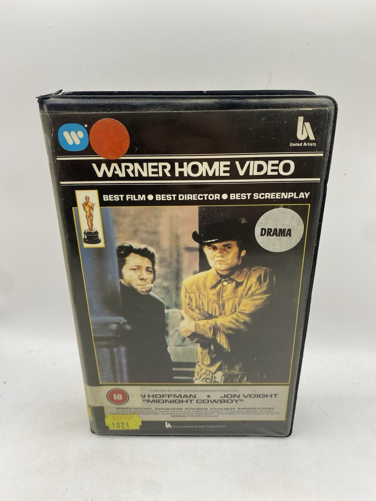 Midnight Cowboy | VHS Video PAL Warner Home Video Very Rare