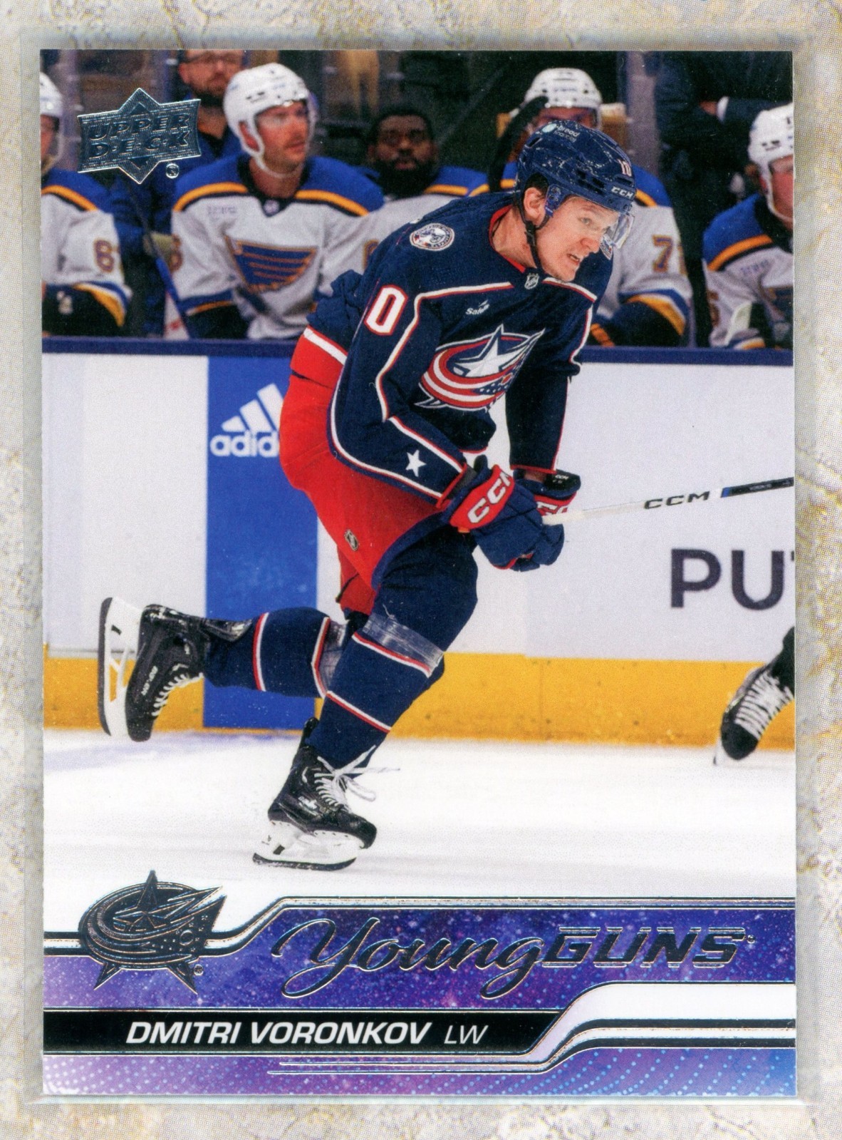 2023-24 Upper Deck Hockey Series 2 Young Guns YG #492 Dmitri Voronkov