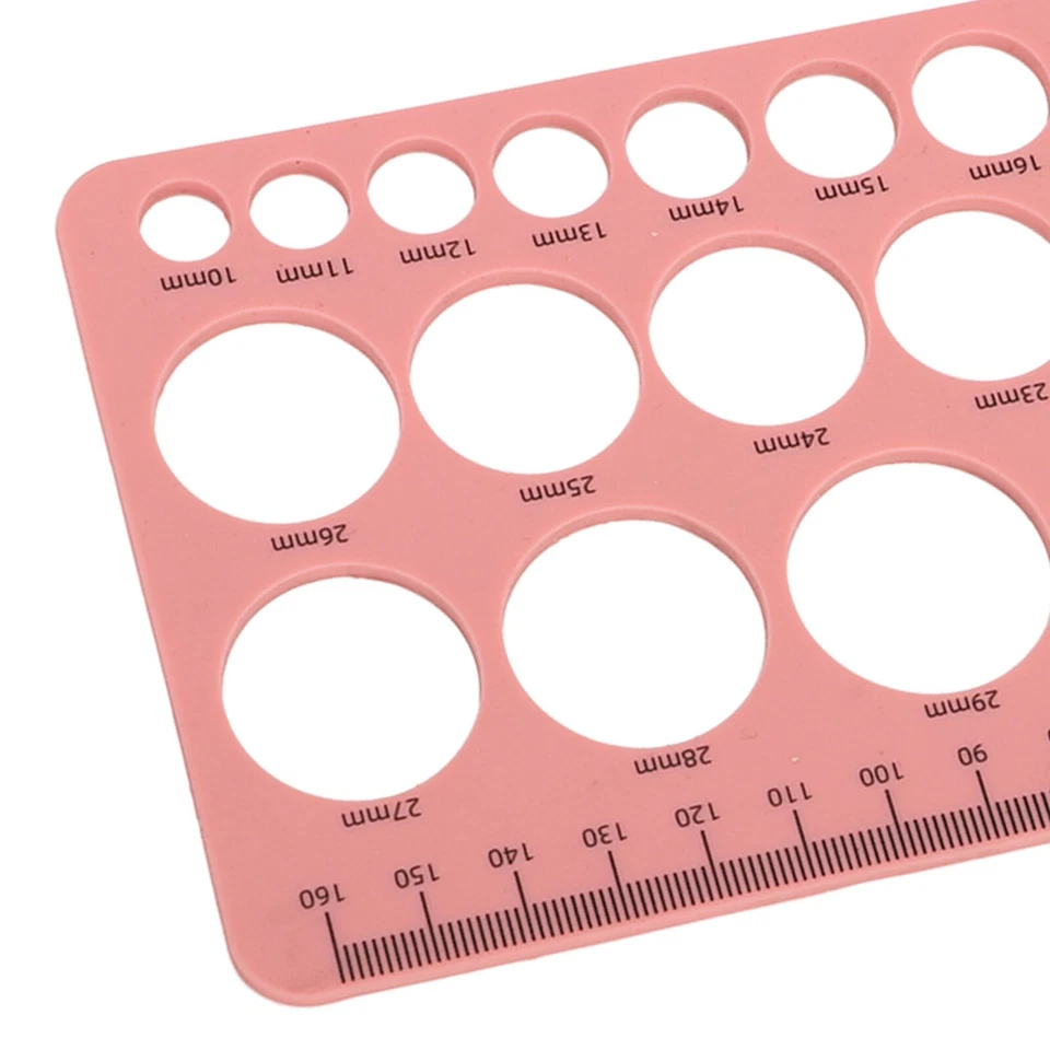 Regla de medición de pezón de silicona flexible herramienta de medición de brida de pecho para madres Foto 4 de 4