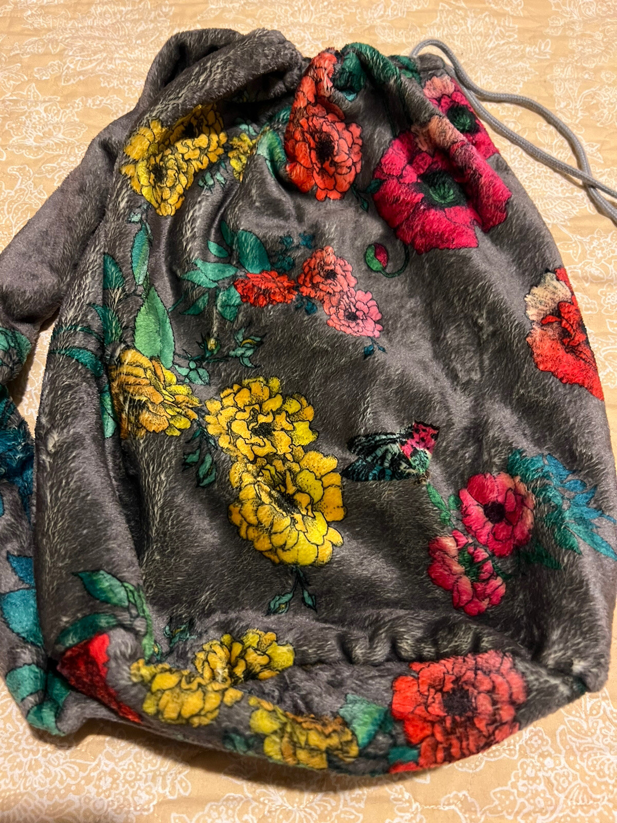 EUC🔥 Johnny Was Drawstring Backpack One Shoulder… - image 4