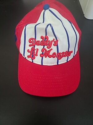 Harlequin Daddy's Lil Monster Hat Suicide Squad Strapback Cap - New