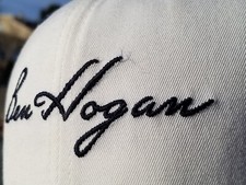 vintage Ben Hogan Fitted 7 1/4 Baseball Cap Hat USA Made New Era Blue White