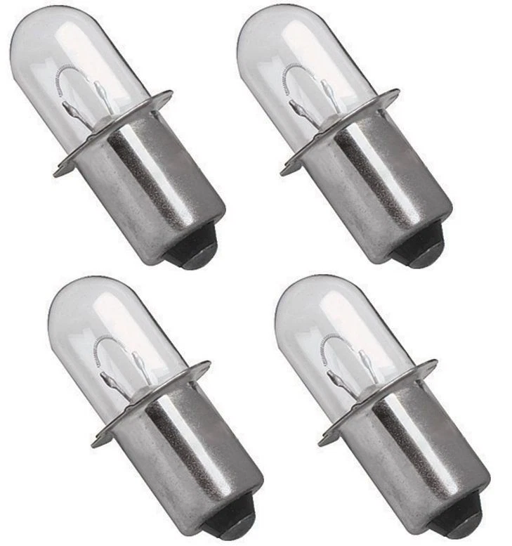 (4) 18 VOLT Flashlight Replacement Xenon Bulb / 18v for RYOBI ONE+ Cordless
