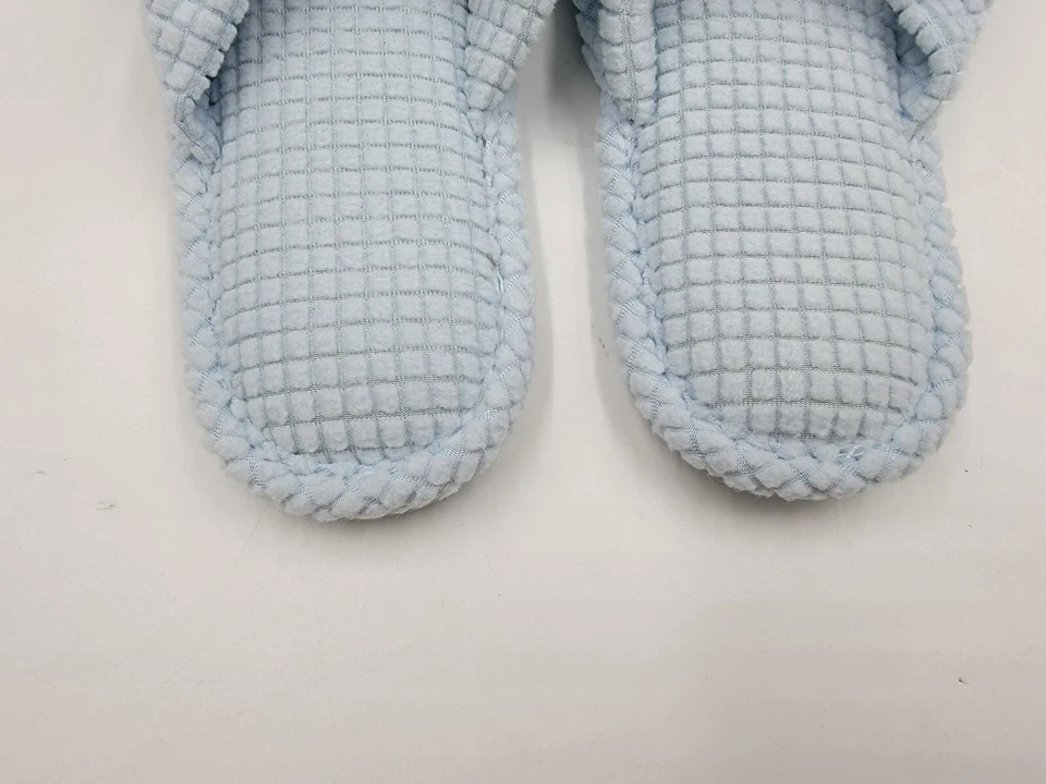 Zapatillas Charter Club con textura nudo para mujer M 7-8 azul cristalino EE. UU. sin cordones Foto 4 de 4