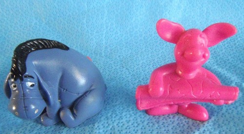 *1628* Eeyore & Piglet ( Winnie the Pooh ) - Disney - 4cm - plastic toys - Picture 1 of 3