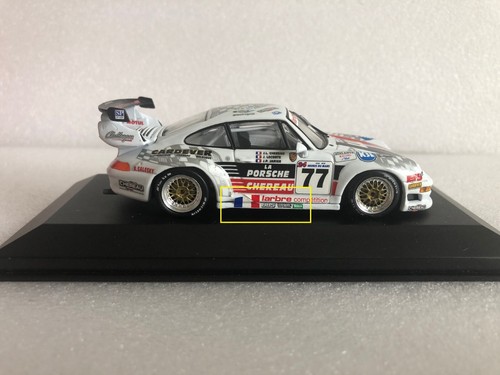 PORSCHE 911 GT2 Mans 1997 Chereau-Leconte-Jarier (M271) MINICHAMPS 1/43 - Foto 6 di 6