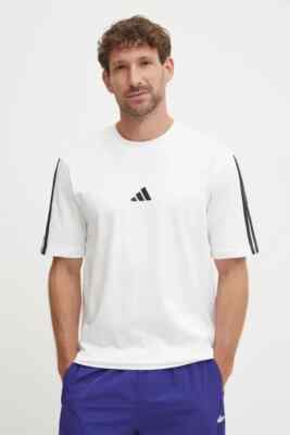 ADIDAS MAN T-SHIRT 3 STRIPES SJ T B WHITE JW1952 ORIGINAL