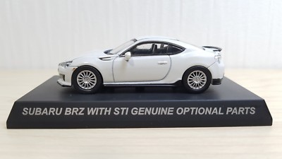 1/64 Kyosho SUBARU BRZ WITH GENUINE STI OPTIONAL PARTS WHITE