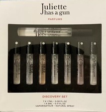 Juliette has a gun Discovery Set w/ Superdose 1X5 ml Not a Perfume 7X1.7ml NIB