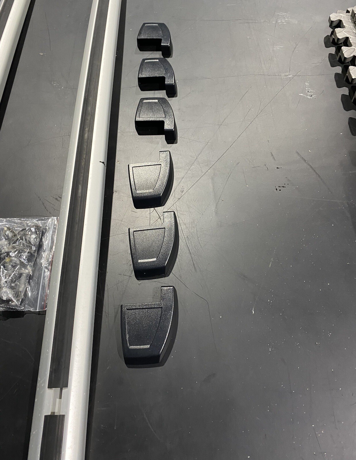 Ford Transit Custom Genuine 3 Bar Aluminium Folding Roof Bars Fold Up