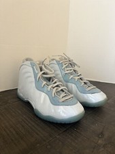 Nike Foamposite One Shoe Aura Blue DM1095-400 Kids Size 3Y Youth ICY WHITE C