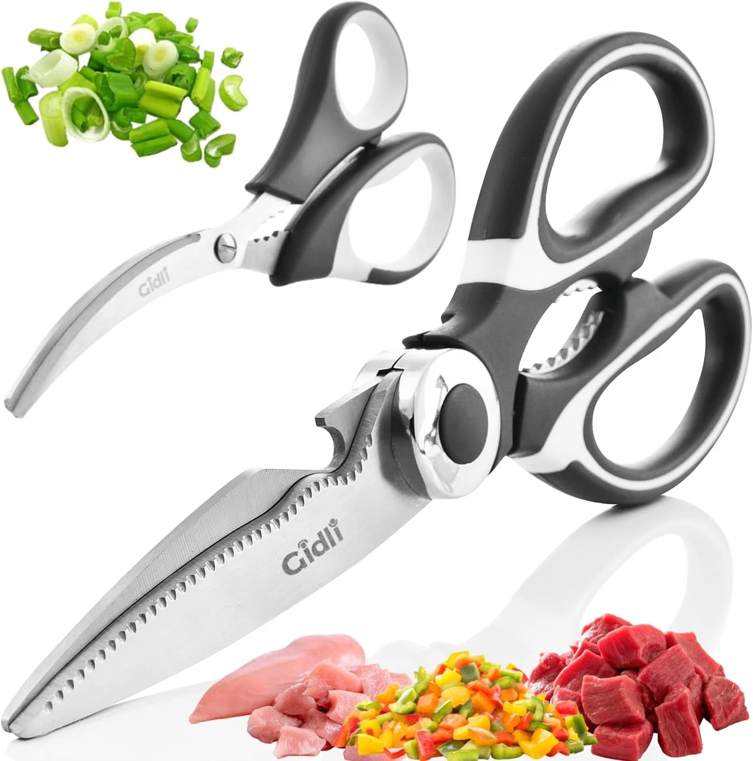 Kitchen Shears-Heavy Duty Utility Stainless Steel All Purpose Ultra Sharp Scisso
Opens in a new wind