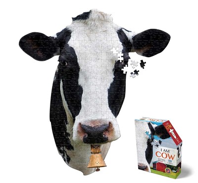 Madd Capp Games & Puzzles Madd Capp Mini Puzzle - I AM Cow 300 Piece Jigsaw 