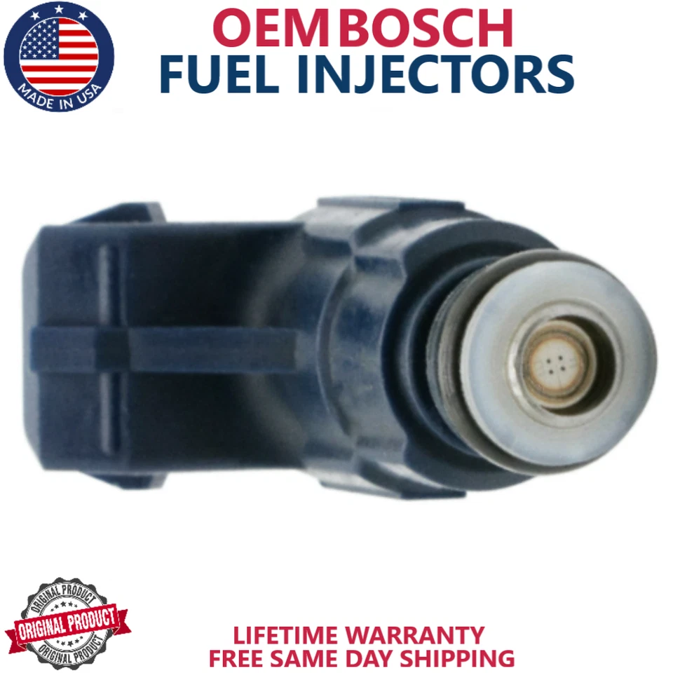 x6 Inyectores de combustible OEM BOSCH para Mercedes Benz E320 2001, 2002, 2003, 2004, 2005 Foto 3 de 4
