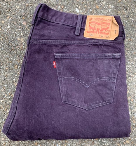 LEVIS 501 MEN'S RED TAB EGGPLANT PURPLE 