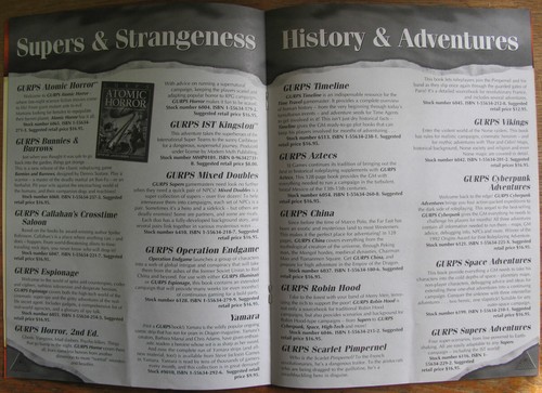 Libros Palladium GDW 1992 Juegos Steve Jackson 1994/5 otoño 1997 catálogos en muy buena condición - Imagen 7 de 10