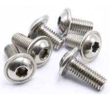 M8 / 8mm A2 STAINLESS STEEL FLANGED BUTTON HEAD SOCKET FLANGE SCREWS BOLTS BW