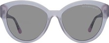 Victoria's Secret VS0023 90A Gray Gloss Round Cat Eye Women Sunglasses 57-18-140