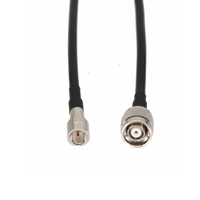 FME Male to RP-TNC Male RG58 RF Cable 1~16FT For Repeater Radio Diplexer Antenna