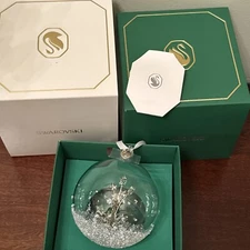 NIB Swarovski Annual Edition 2024 Ball With Fireworks Crystal Ornament #5682735