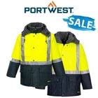 SALE! Portwest Mens Huski Hi-Vis Contrast Freezer Reflective Jacket K8044