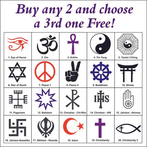 Spiritual, religious symbols, stickers, decals, graphics, vinyl. - Picture 96 of 106