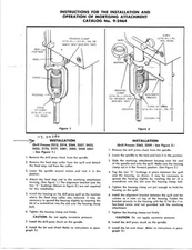 Craftsman 9-2464 Drill Press Mortising Attachment Instructions
