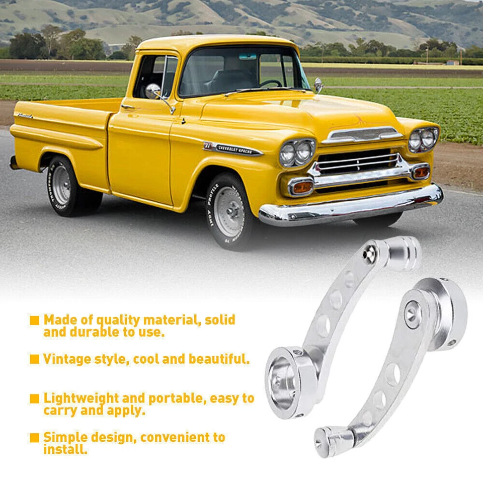 US Fits VW Beetle 1968-1979 Heavy Duty Window Cranks Regulator Winder Handle Kit - Imagem 3 de 4