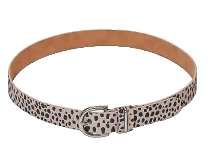 Cinturones Marrón Leopardo Estampado Animal para Mujer