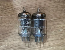Siemens-6AK5W/5654 Vacuum Tubes Matched Pair Test NOS