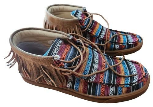 Twisted X Women\'s EcoTWX Slip-On Driving Moccasins Shoes Size 7 Tweed Lt. Brown Twisted X Shoes Women main image 2