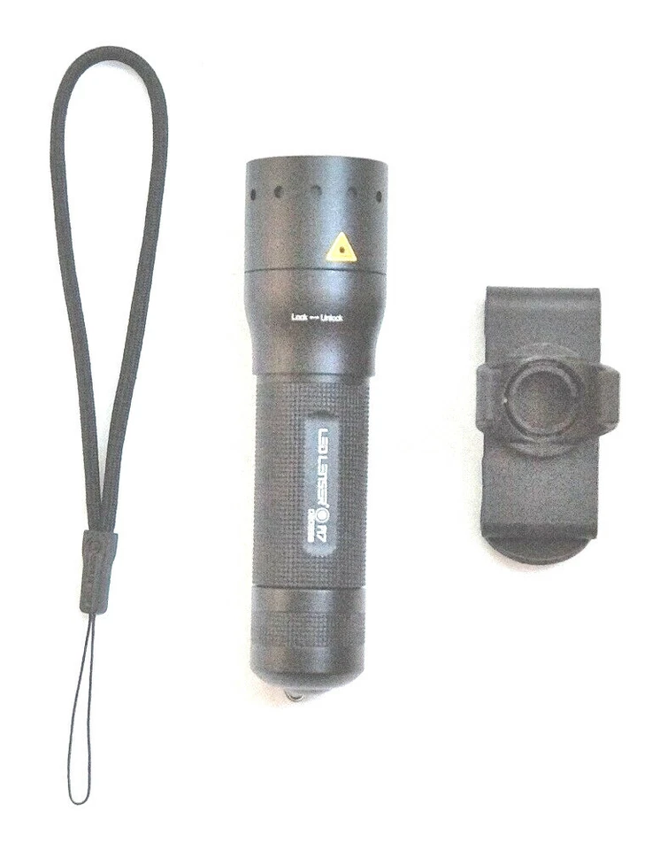 Linterna Led Lenser M7 Con Microprocesador, Clip De Cintura Y Correa De Mano - Imagen 3 de 4
