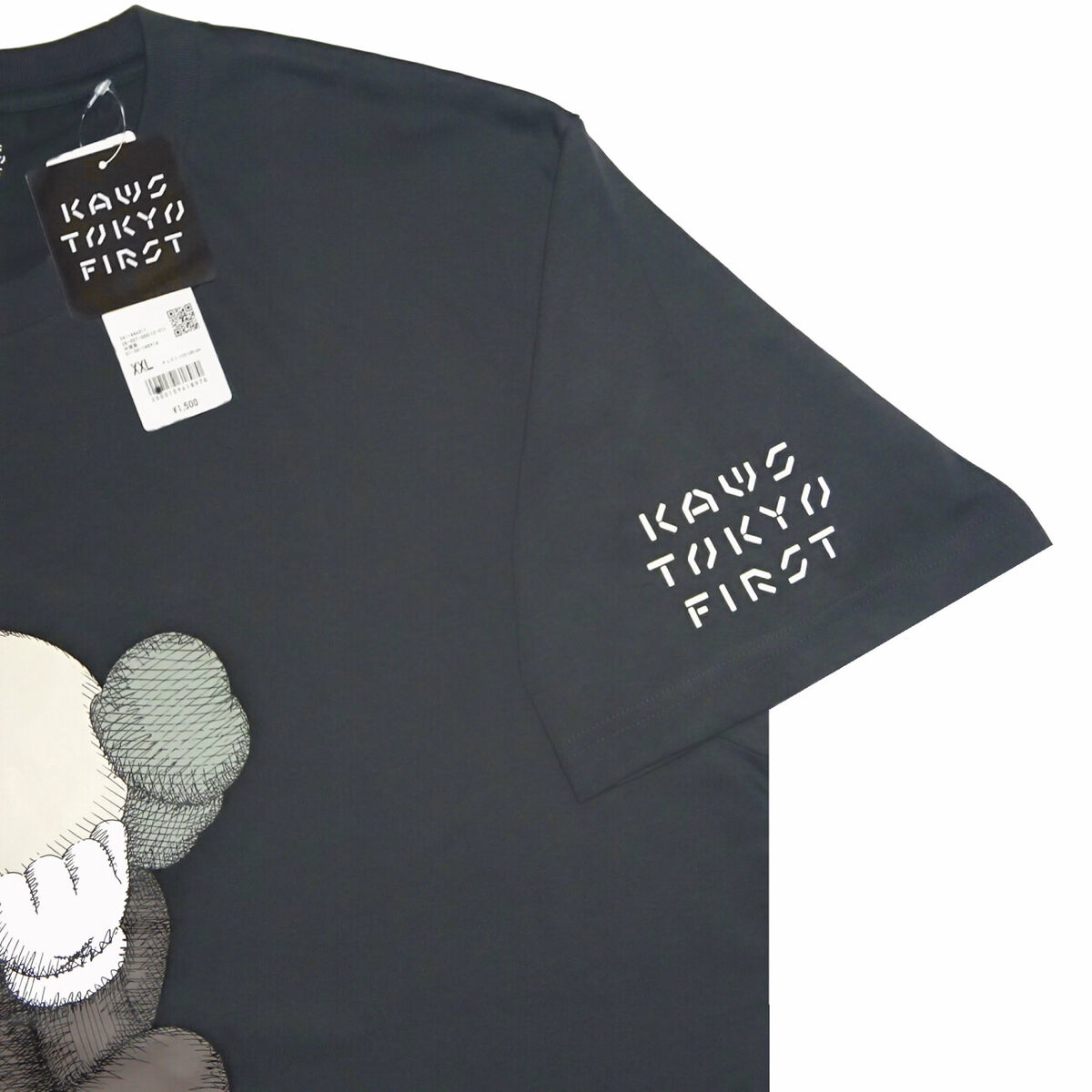 Uniqlo x Kaws 'Kaws Tokyo First Tee' Dark Grey Size S-2XL Uniqlo x Kaws 'Kaws Tokyo First Tee' Dark Grey Size S-2XL