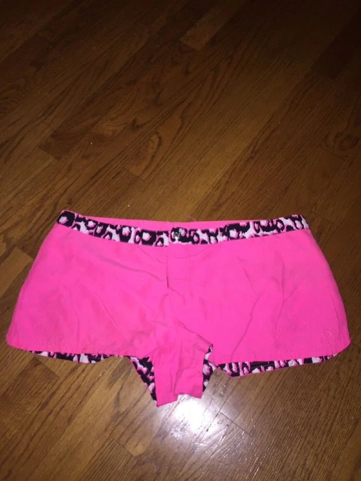 OP Ocean Pacific Beach Dri Fit Bathing Suit Cover Up Shorts Women's SZ M 10-12 - Image 2 of 4