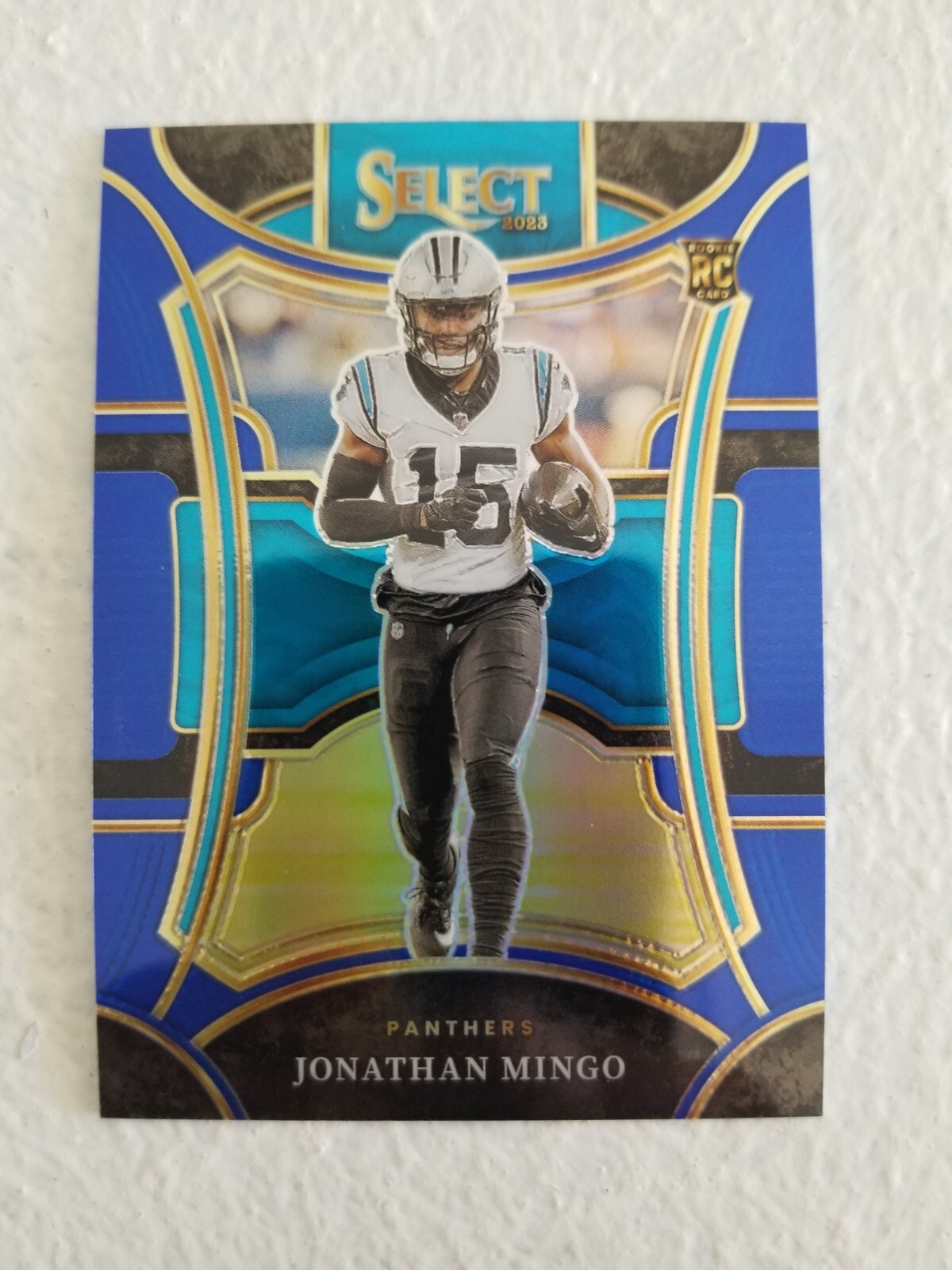 2023 Panini Select Suite Level Blue Prizm 1/99 Jonathan Mingo #414 Rookie RC