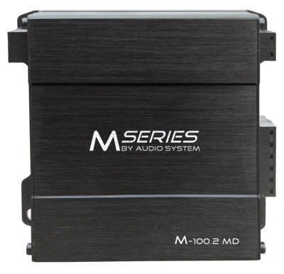 Audio System M100.2MD 2-Kanal-Endstufe Verstärker klein kompakt mini KFZ Auto